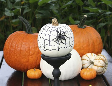 artificial pumpkins to decorate|easy ways to decorate pumpkins.